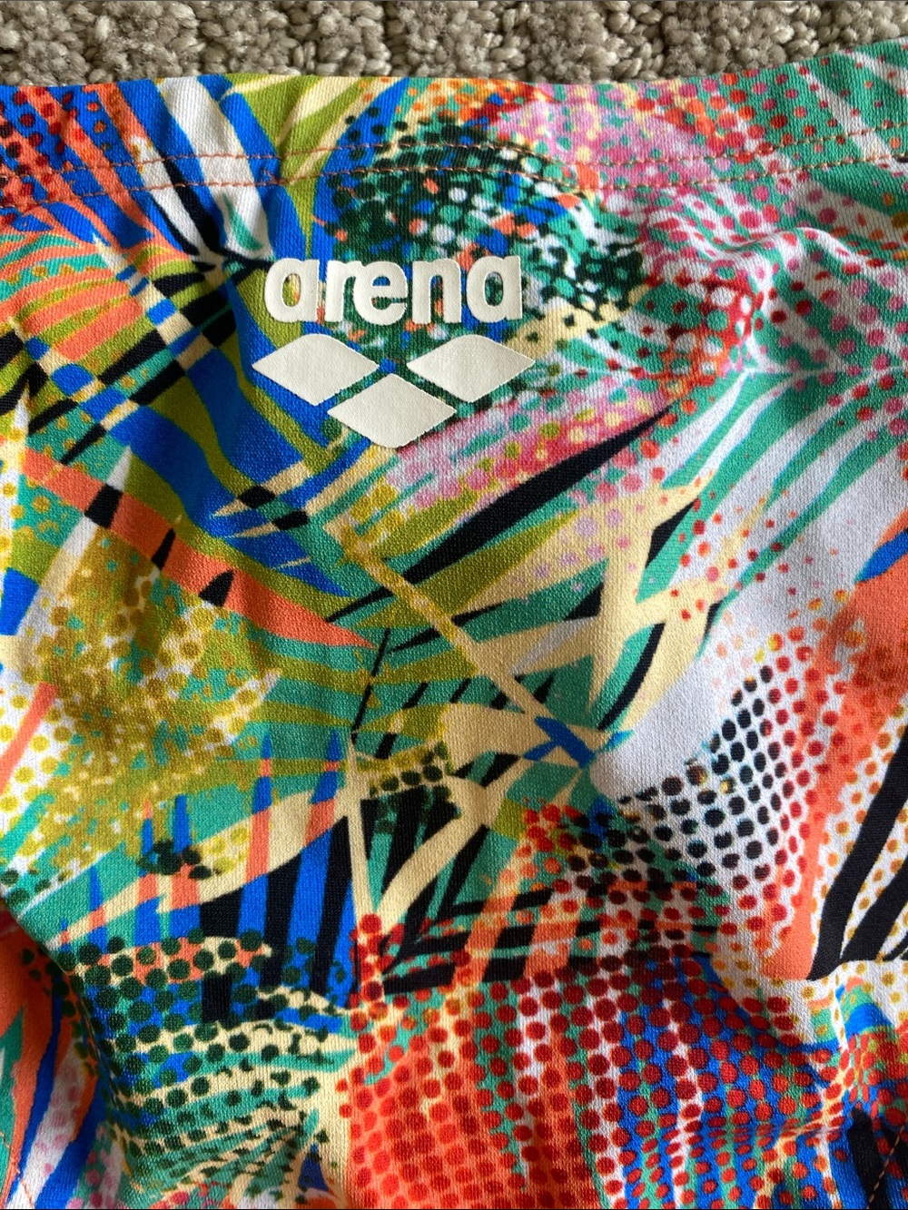 Arena Tropical Floral Bikini Suit. - Picture 7 of 9